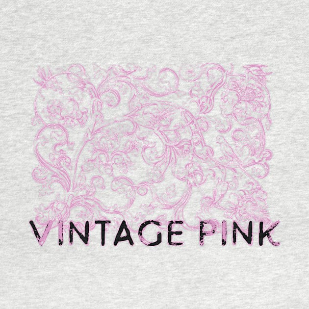 Floral Vintage Pink by emma17